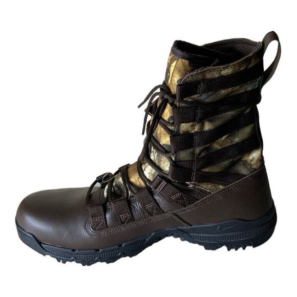 Nike Realtree SFB Gen 28 Inch Camo Fauna Brown Combat Boots Mens Size 13 Hunting - Picture 6 of 16